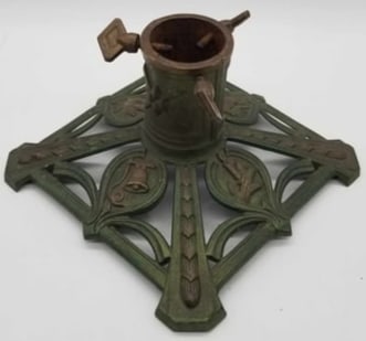 Cast Iron Christmas Tree Stand ~ Germany circa 1930 (1 of 2)