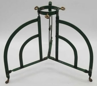 Folding Iron Christmas Tree Stand ~ Germany circa 1930 (1 of 3)