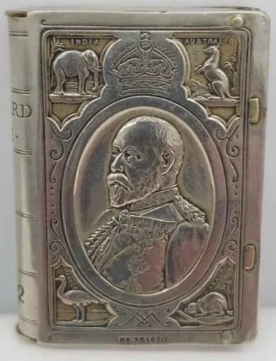 Match Safe 19th Century ~ Vesta Case ~ Edward: We are selling a collection of Vesta cases assembled by one owner over several decades, there are many rare examples with a large Variety of materials and subject matter. Royal Collectibles, Figural, 