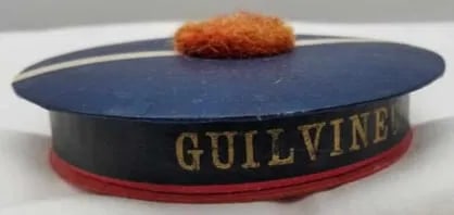 Sailors Hat Candy Box: a very nice little candy container, it is about 4 1/2 inches across