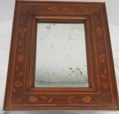 Dutch Marquetry Mirror ~ 19th Century (1 of 4)