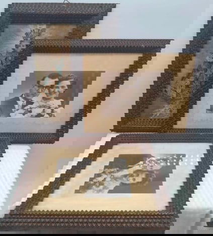 3 Matching Tramp Art Picture Frame (1 of 4)