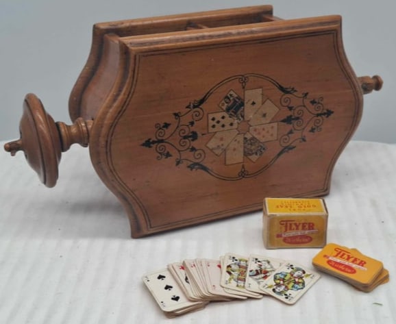 Victorian Playing Card Press & Miniature Deck (1 of 5)
