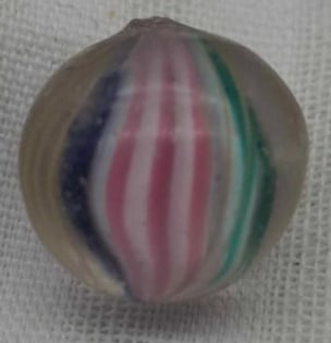 Antique German Handmade Marble: Very nice old German Handmade Marble, it is part of a one owner collection we are selling, this is about 1 cm