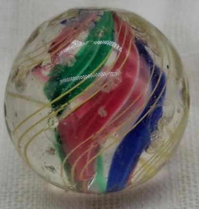 Antique German Handmade Marble ~ (1 of 4)