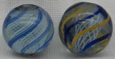 Antique German Handmade Marble ~ Indian Swirl (1 of 4)