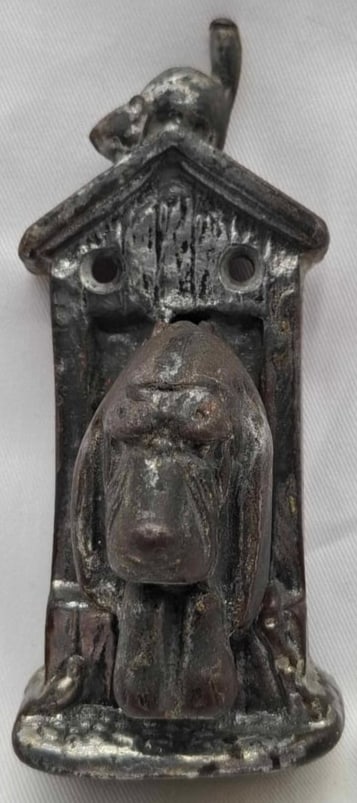 Antique Cast Iron Doghouse Door Knocker (1 of 6)
