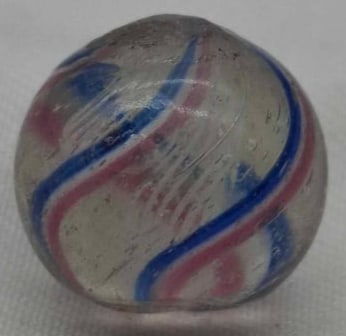 Antique German Handmade Marble ~ circa 1900: Very nice old German Handmade Marble, it is the last part of a one owner collection we are selling, please look at the photos, this is about 1.5 cm