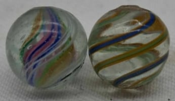 Antique German Handmade Marble ~ circa 1900: Very nice old German Handmade Marble, it is the last part of a one owner collection we are selling, please look at the photos, this is about 1 cm