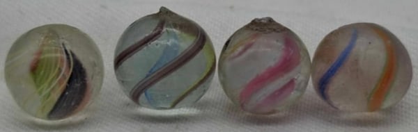 Antique German Handmade Marble ~ circa 1900: Very nice old German Handmade Marble, it is the last part of a one owner collection we are selling, please look at the photos, this is about 1 cm