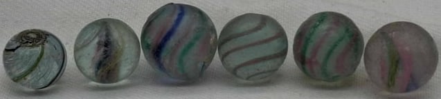 Antique German Handmade Marble ~ circa 1900: Very nice old German Handmade Marble, it is the last part of a one owner collection we are selling, please look at the photos, this is about 1 cm