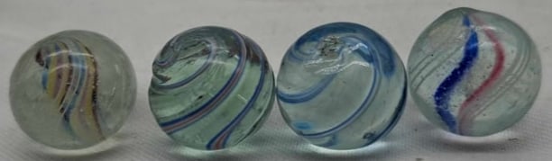 Antique German Handmade Marble ~ circa 1900 (1 of 4)