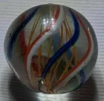 Antique German Handmade Marble ~ circa 1900: Very nice old German Handmade Marble, it is the last part of a one owner collection we are selling, please look at the photos, this is about 1.5 cm