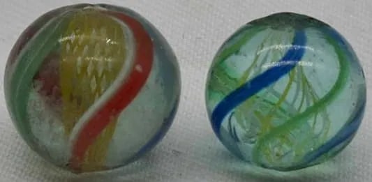 Antique German Handmade Marble ~ circa 1900 (1 of 4)