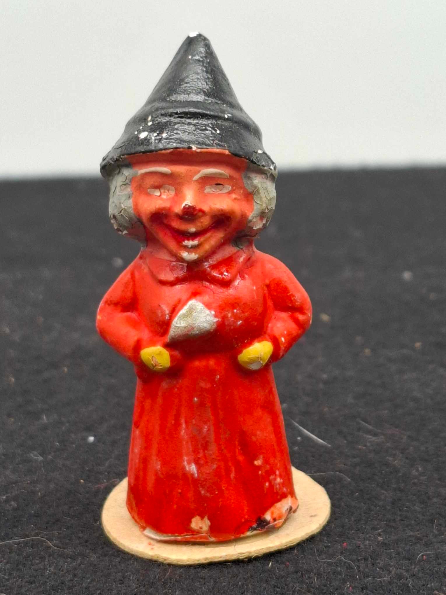 German Paper Mache Halloween witch (1 of 3)