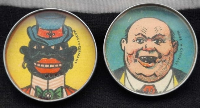 Old German Tin Dexterity Game (1 of 2)