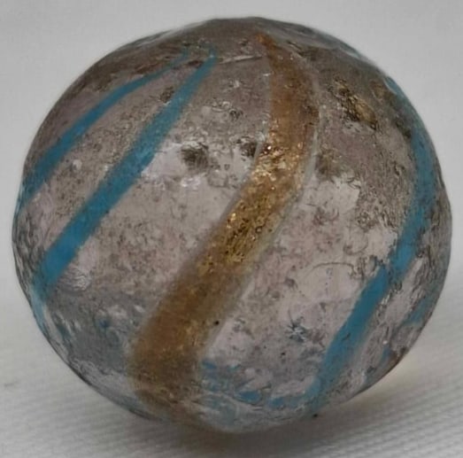 Antique German Handmade Lutz Marble ~ circa 1900 (1 of 4)