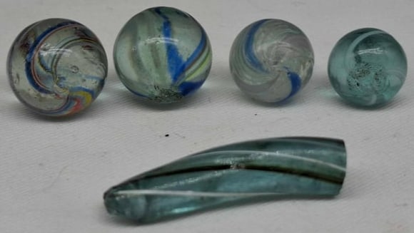 Antique German Handmade Marble ~ circa 1900 (1 of 3)