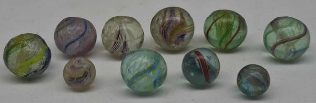 Antique German Handmade Marble ~ circa 1900 (1 of 6)