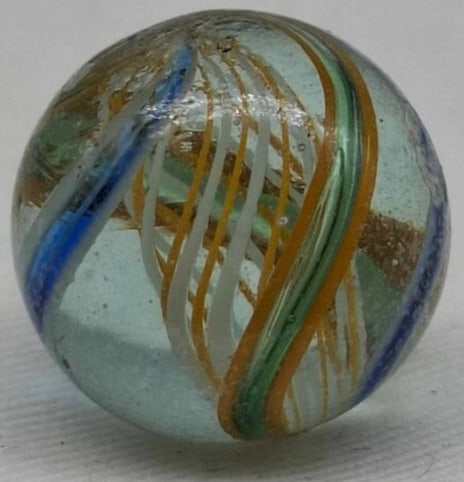 Antique German Handmade Marble ~ circa 1900 (1 of 4)