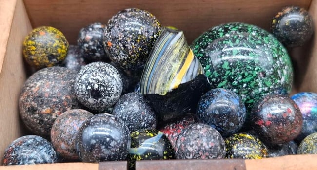 Antique German Marbles ~ circa 1900 (1 of 5)