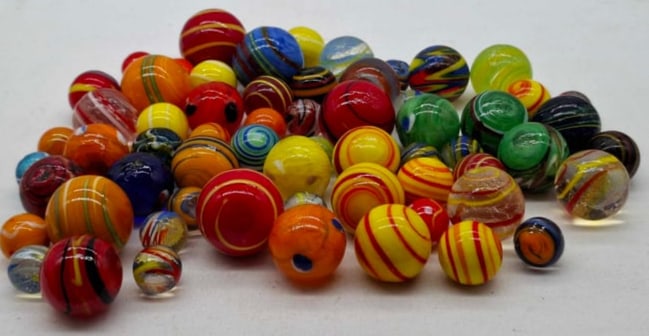 Large Lot Vintage Machine-Made Marbles (1 of 7)