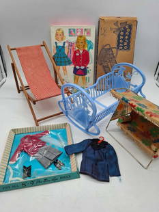 Collection of Doll Accessories: A nice lot of doll related items, Magic Mary has many different outfits,