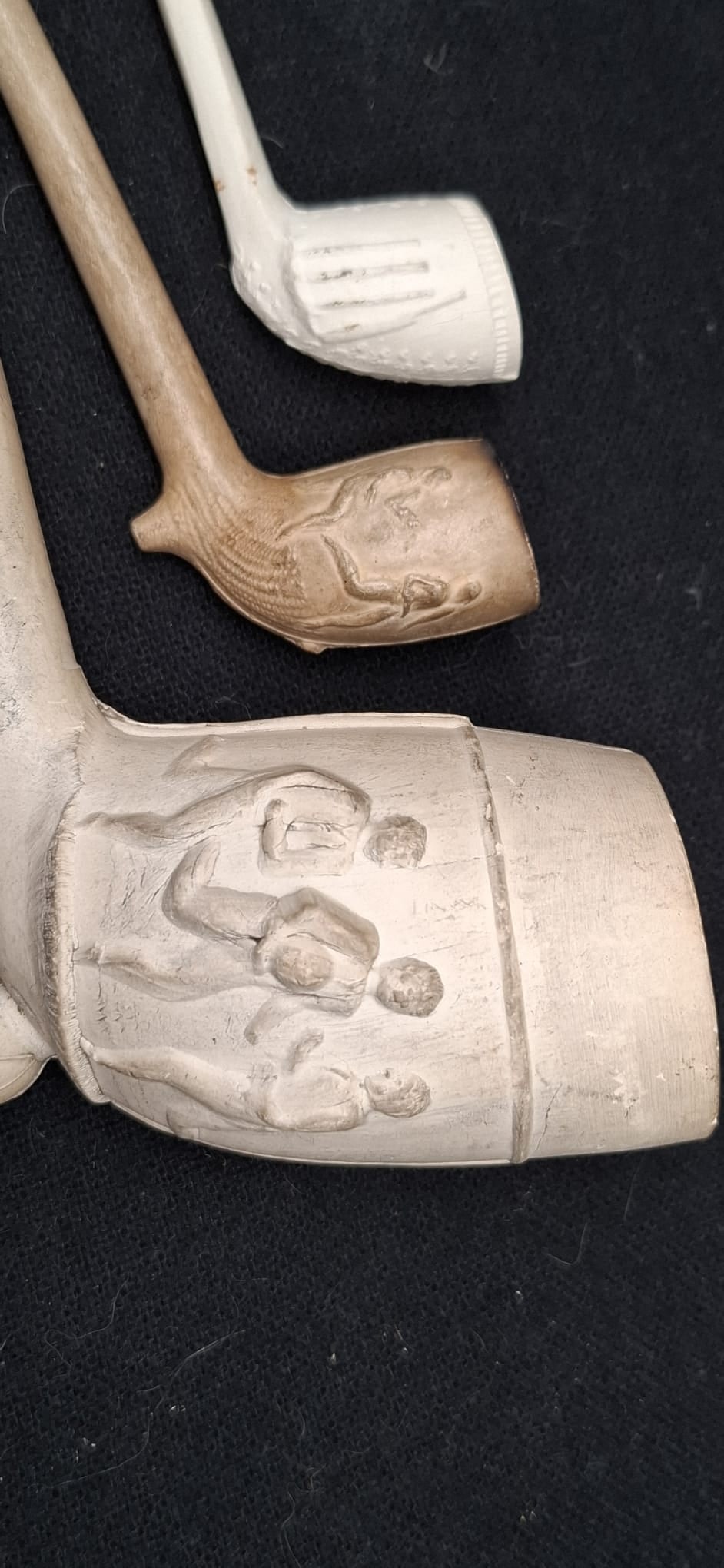Collection of Victorian English Figural Clay Pipes with Sports theme - 5