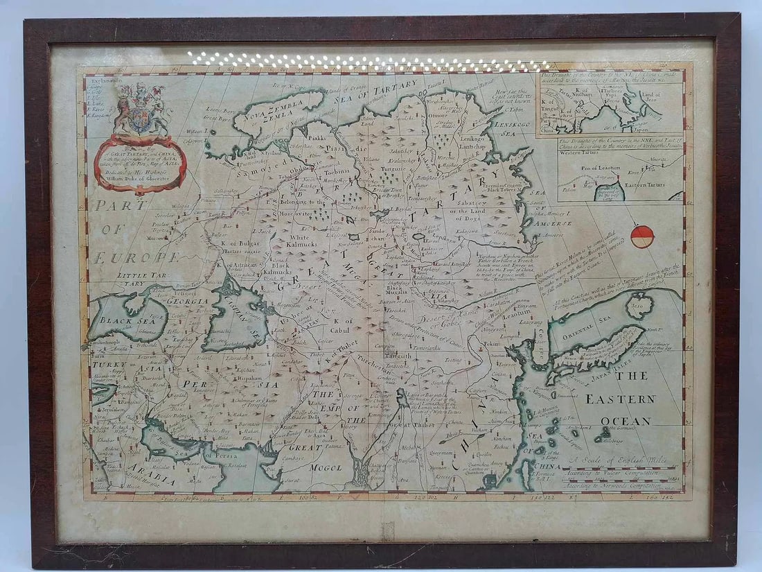 A "New Map of Great Tartary & China"... [ca 1700] (1 of 10)