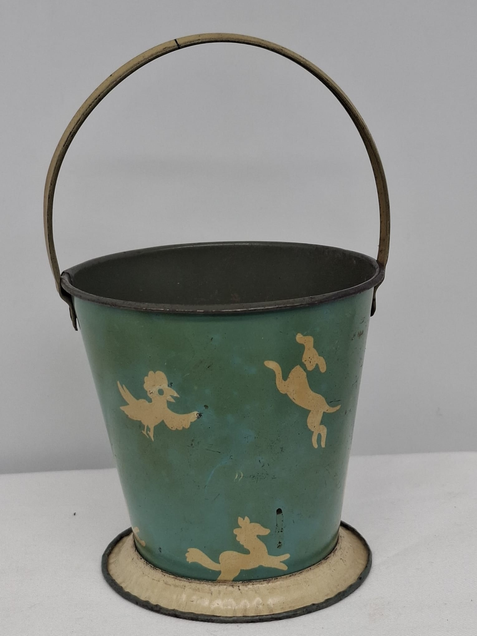 Early 20th Century Lithographed Tin Sand Pail – From Extensive European Collection (1 of 2)