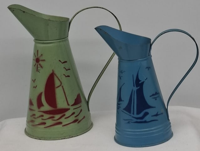 Early 20th Century Painted Tin Sand Pail – From Extensive European Collection (1 of 2)