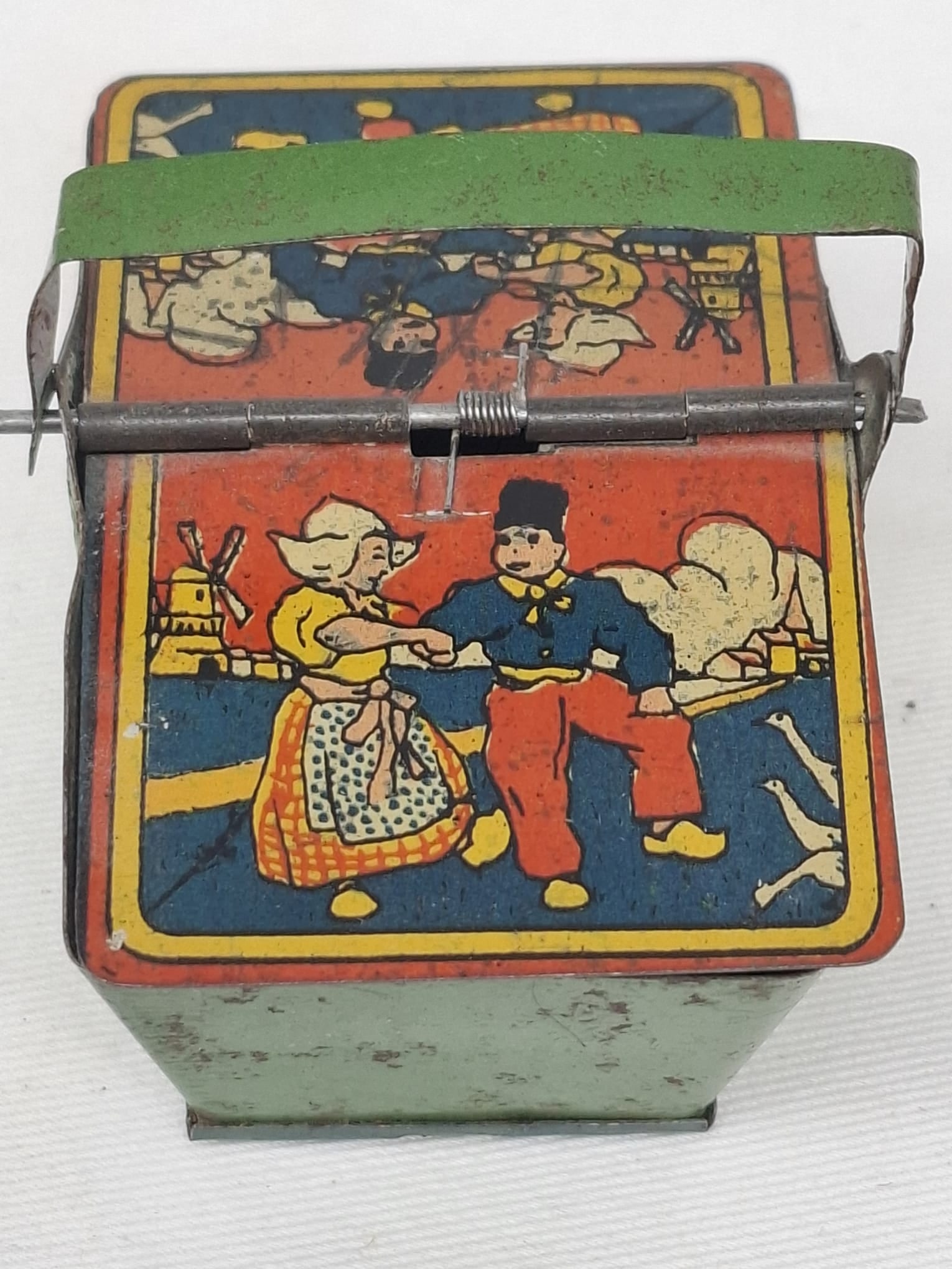 Early 20th Century Lithographed Tin Penny Toy Candy Container, Circa 1910 (1 of 3)