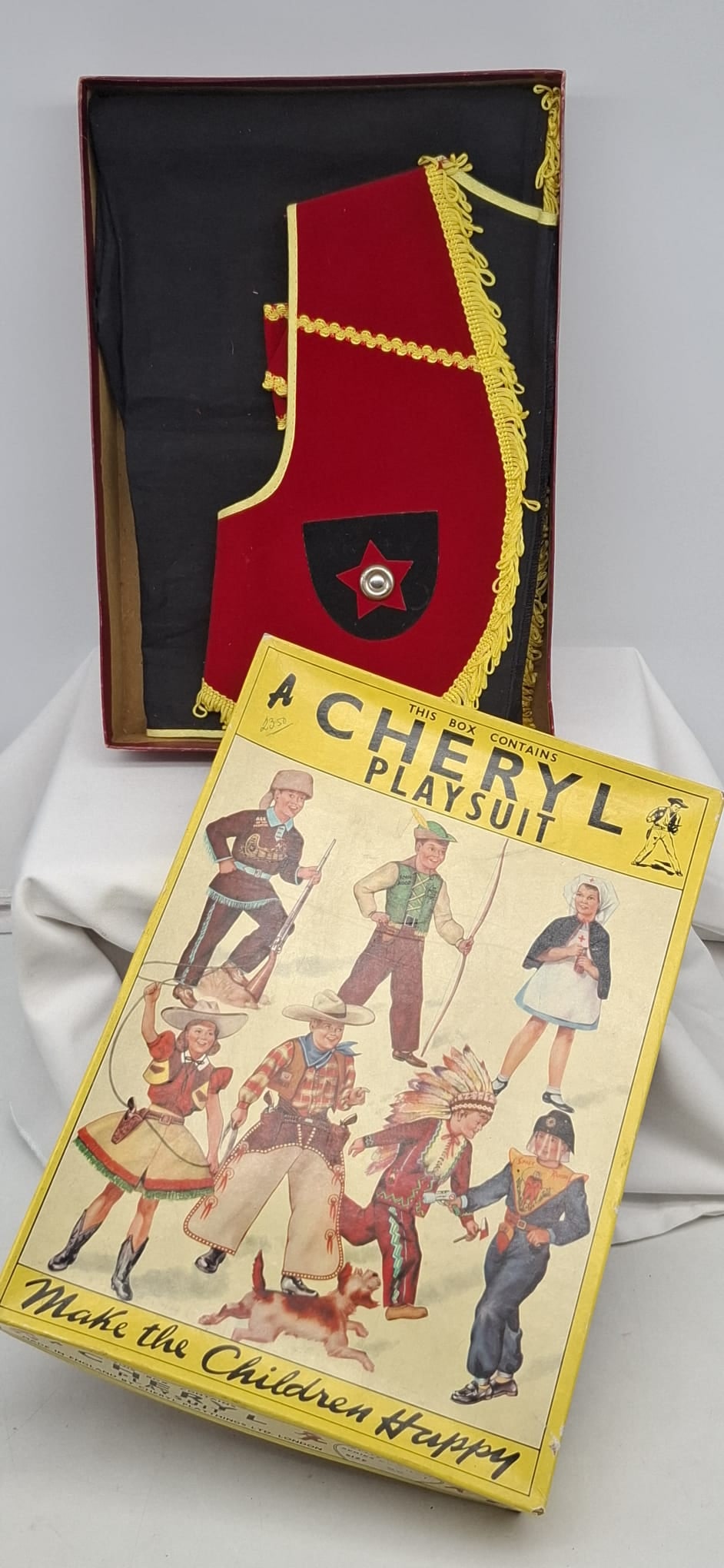 Cheryl Playthings “Billy the Kid” Halloween Costume / Playsuit, Made in England, Mid-20th (1 of 5)