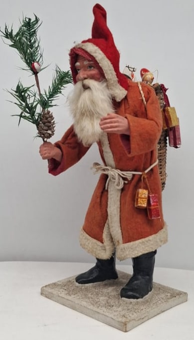 Large Antique German Santa Claus Candy Container Early 20th century (1 of 8)