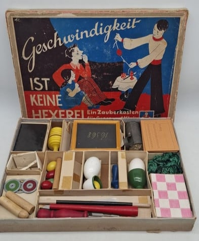 Mid-20th Century Children's Magic Set with Original Box and Contents (1 of 6)