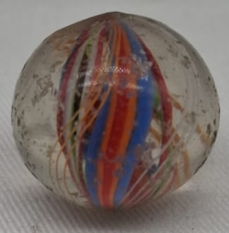 Large Handmade German Glass Marble, Early 20th Century (1 of 4)