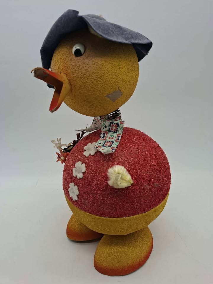 HUGE!! West German Duck Candy Container - 15" Tall: This is one of the largest candy containers of this type that i have ever seen, he displays very well, made in West Germany