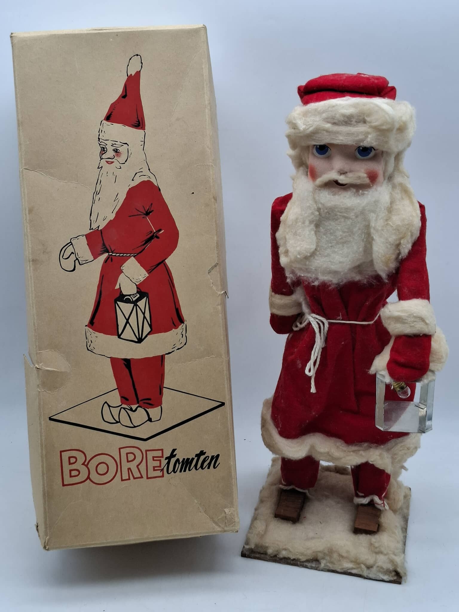 Santa Claus with Cloth Face in Original Box (1 of 5)
