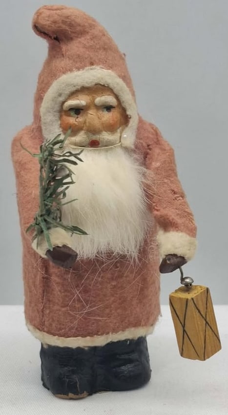 German Old Clockwork Belsnickle Santa (1 of 7)