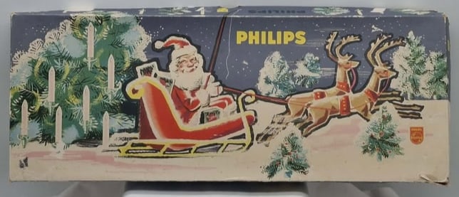 Great Box of Old Christmas Candle Tree Lights: this is a great box with wonderful graphics, i have not tested the lights