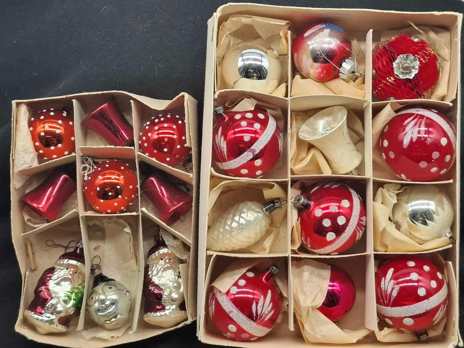 Vintage German Glass Christmas Tree Ornaments (1 of 1)