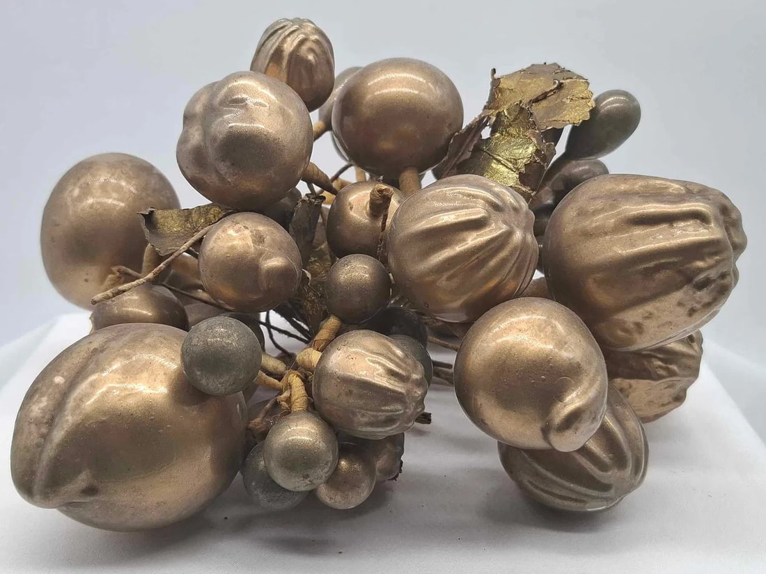 Rare Old German Blown Glass Fruit Ornaments (1 of 9)