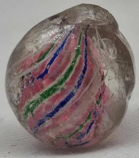 Antique German Handmade Marble ~ circa 1900: A very nice lot of Old Handmade Germany Marbles, about 1.4 cm