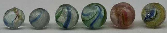 Antique German Handmade Marble ~ circa 1900 (1 of 4)