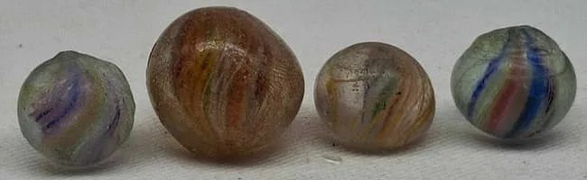 Antique German Handmade Marble ~ circa 1900: Very nice old German Handmade Marble, it is the last part of a one owner collection we are selling, please look at the photos, this is about 1.3 cm