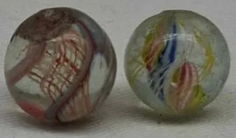 Antique German Handmade Marble ~ circa 1900: Very nice old German Handmade Marble, it is the last part of a one owner collection we are selling, please look at the photos, this is about 1.2 cm