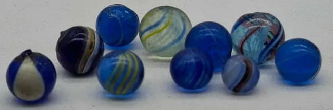 Antique German Handmade Marble ~ circa 1900: Very nice old German Handmade Marble, it is the last part of a one owner collection we are selling, please look at the photos, this is about 1.2 cm