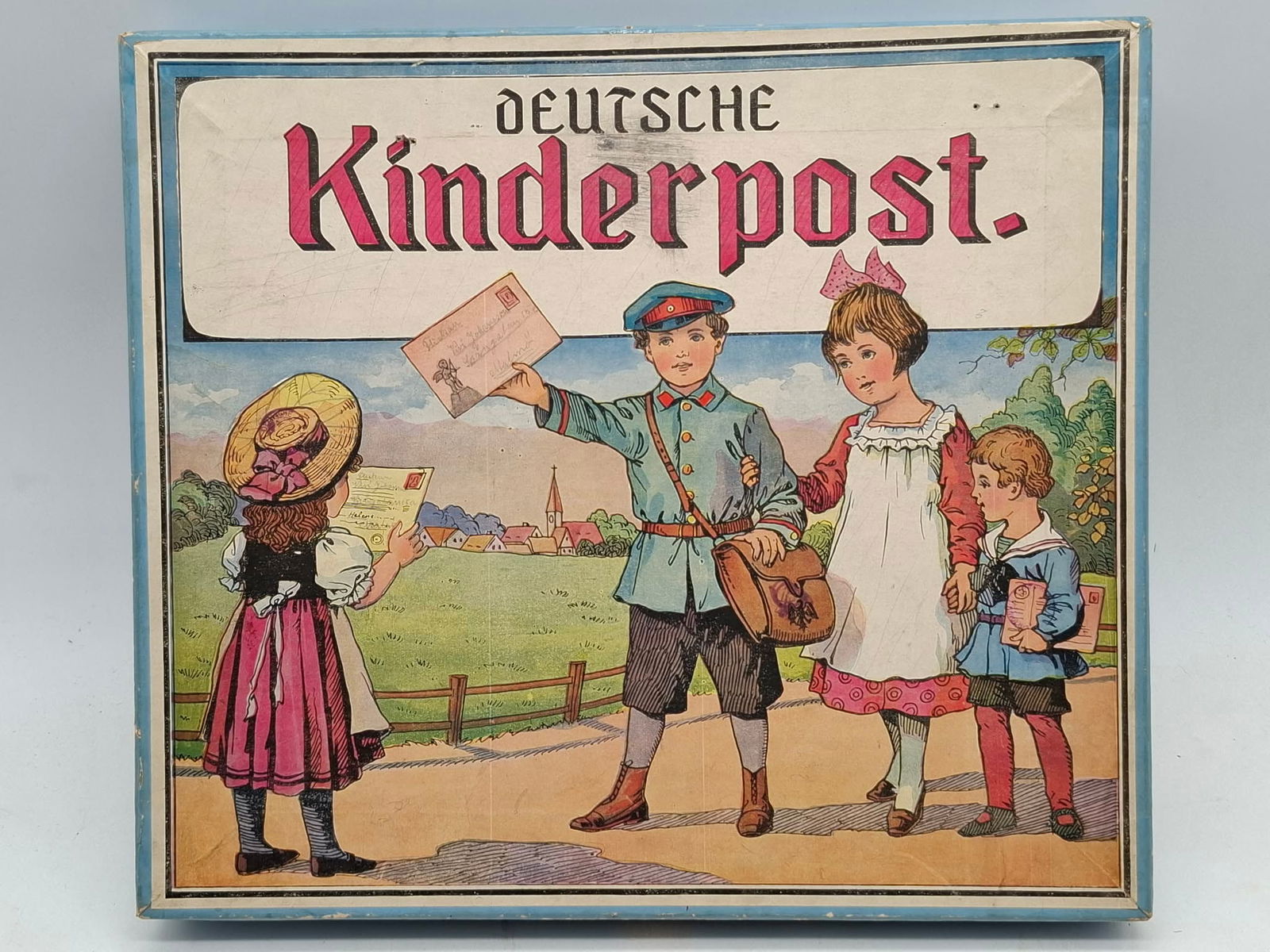 Post Office Game: this is a great old post office game, it dates to around 1910