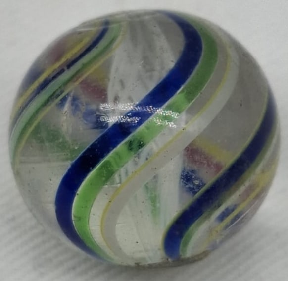 Antique German Handmade Marble ~ circa 1900: A very nice lot of Old Handmade Germany Marbles, about 1.8 cm