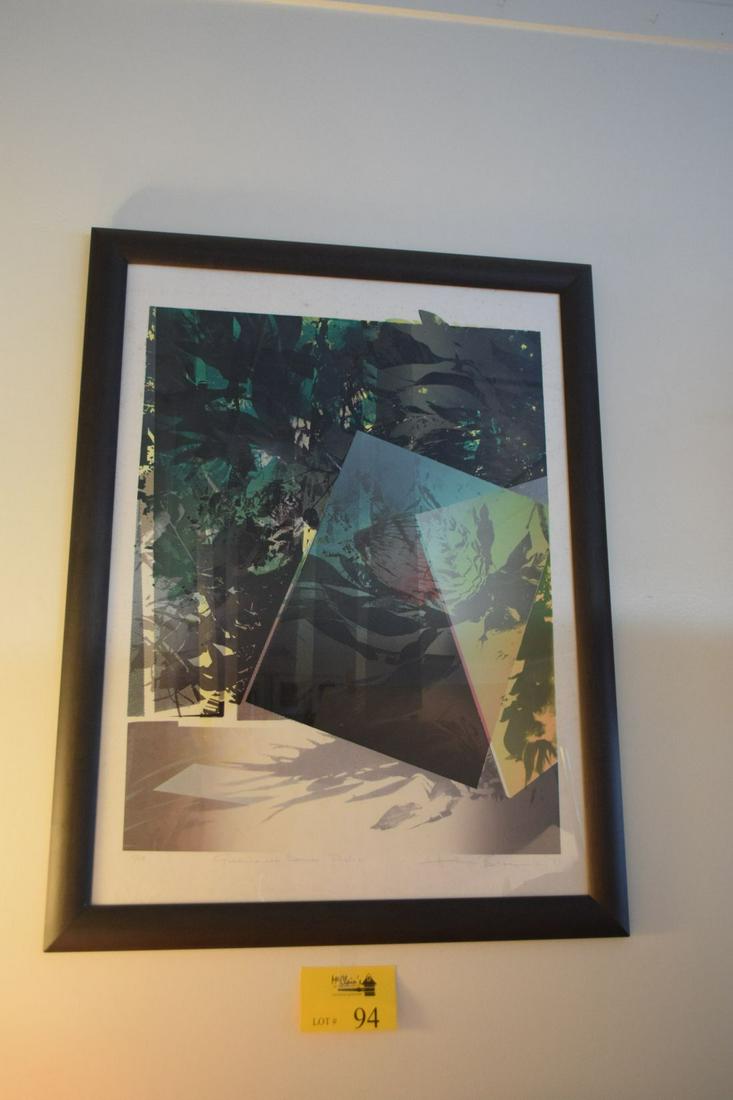 FRAMED SCREEN PRINT; ALLYN BROMLEY (1 of 4)